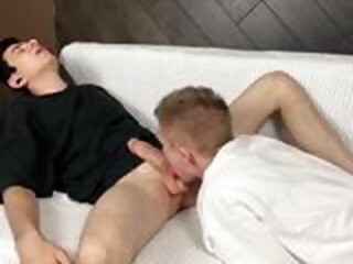 twink Cumshot twink's mouth, juicy blowjob fucked twink in the mouth cumshot